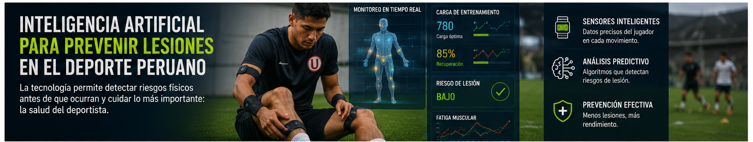 Cómo la inteligencia artificial ayuda a prevenir lesiones en el deporte peruano